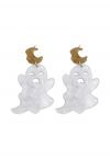 Cartoon Haunting Ghost Earrings