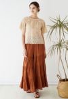 Sunny Days Wide-Leg Pants in Caramel