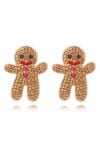 Biscuitman Full Rhinestone Earrings