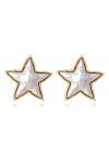 Stary Embossed Texture Earrings