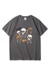 Skulls and Checkered Bows Pattern T-Shirt