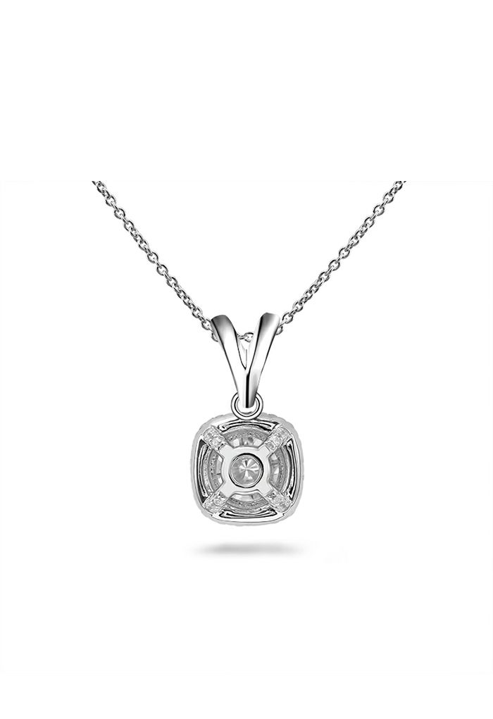 Y-Shape Pendant Moissanite Diamond Necklace