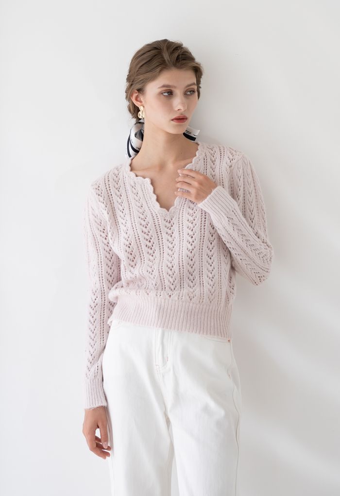 Soft-touch knit sweater