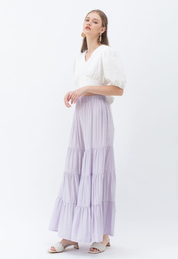 Sunny Days Wide-Leg Pants in Lilac