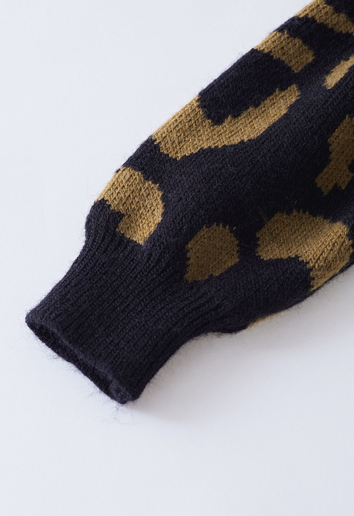 Leopard Print Button Down Knit Cardigan