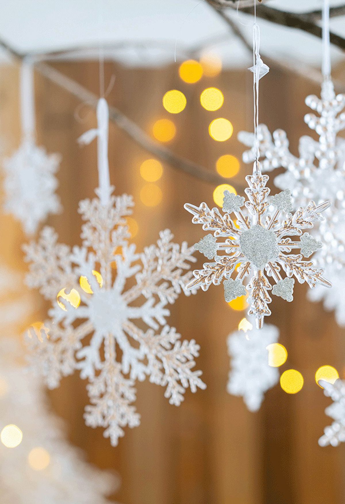 Crystal Snowflake Christmas Ornament