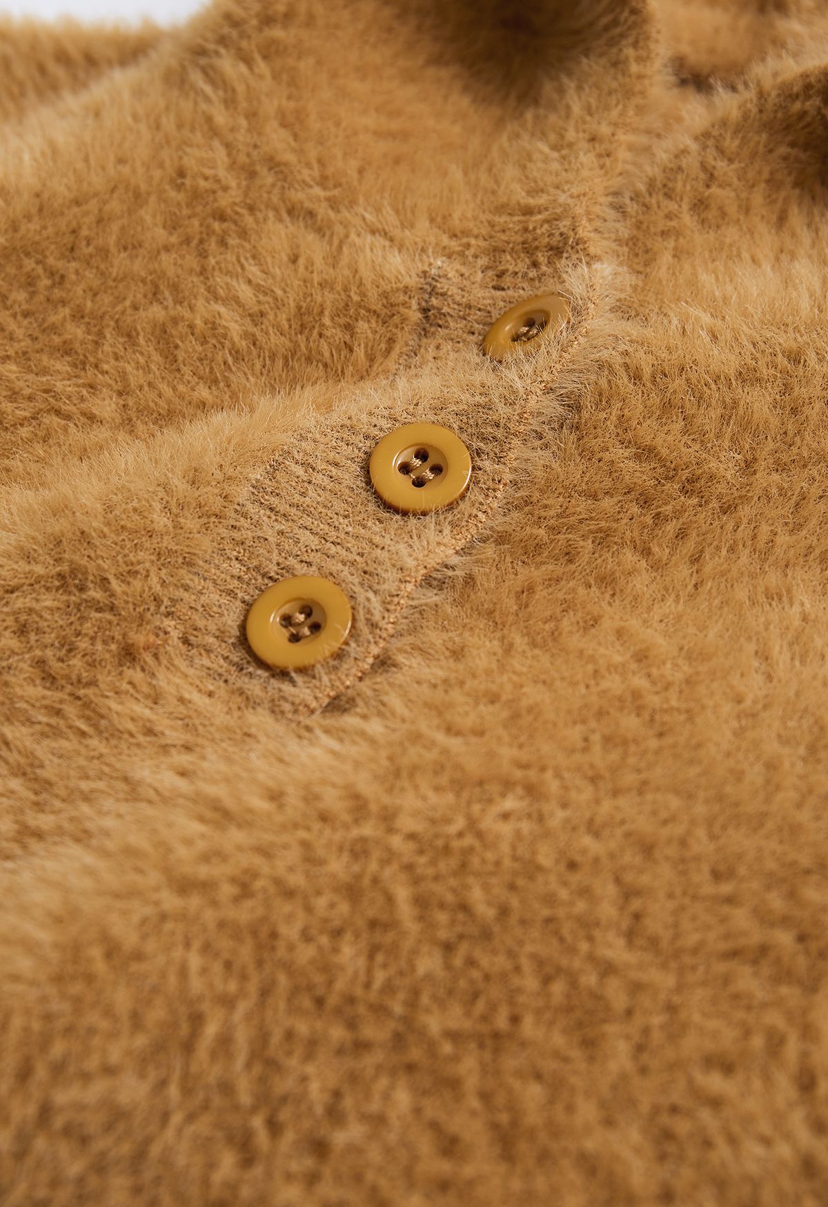 Cute Bear Fuzzy Knit Hooded Sweater in Tan For Kids