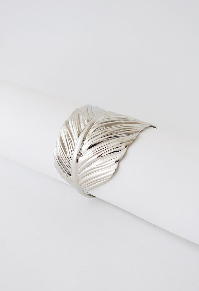 Metal Leaf Bracelet