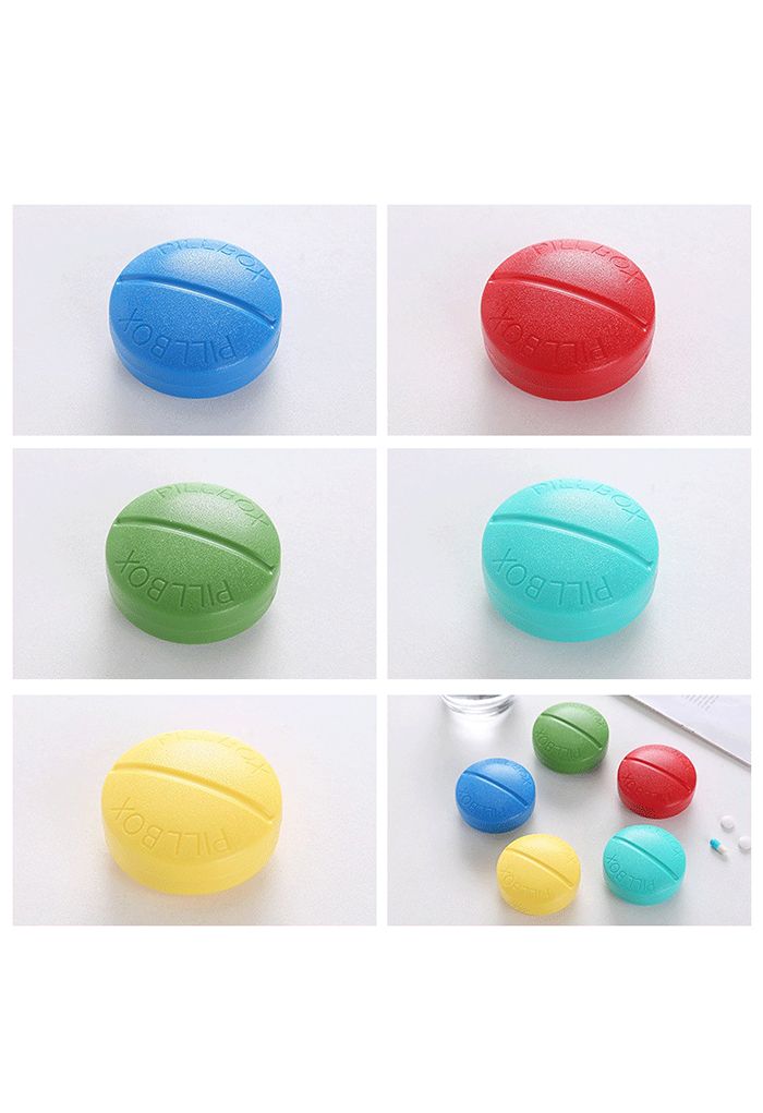 Portable Pill Shaped Medication Box