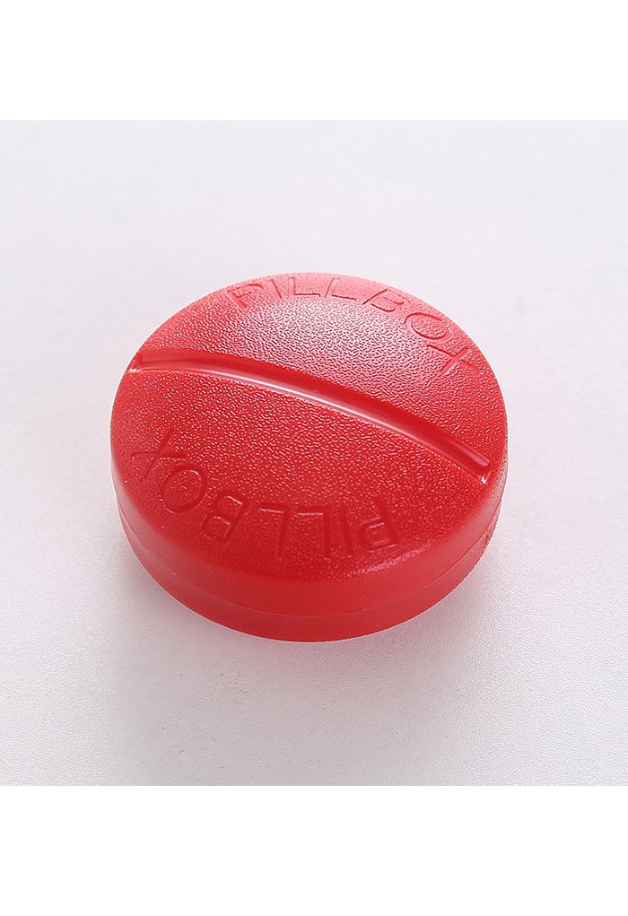 Portable Pill Shaped Medication Box