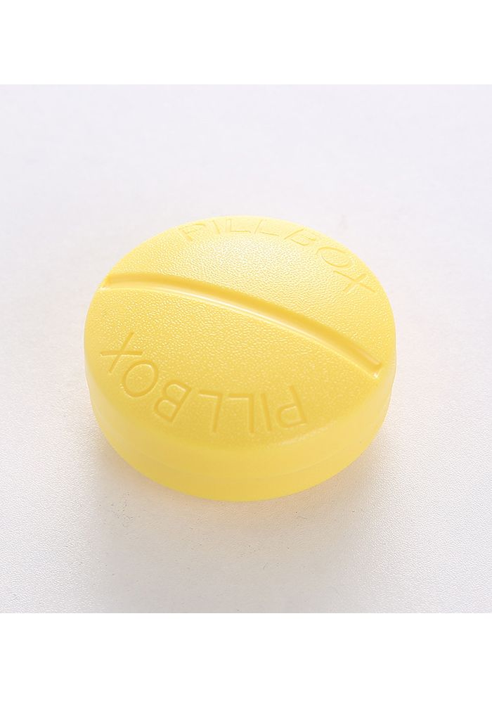 Portable Pill Shaped Medication Box