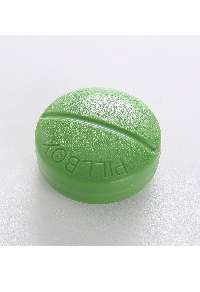 Portable Pill Shaped Medication Box