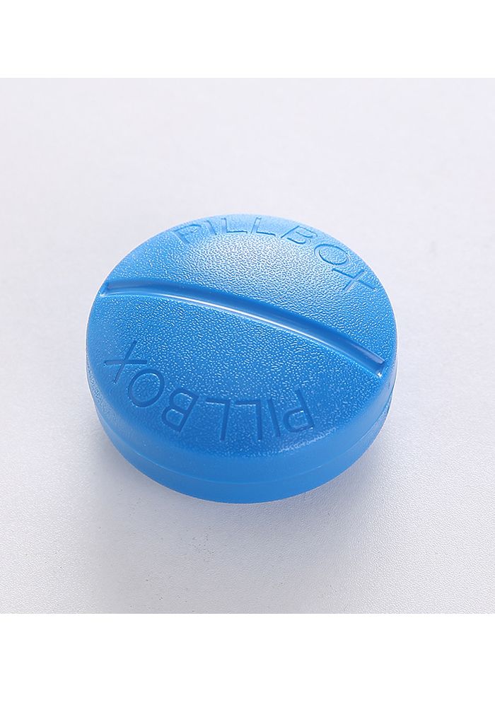 Portable Pill Shaped Medication Box