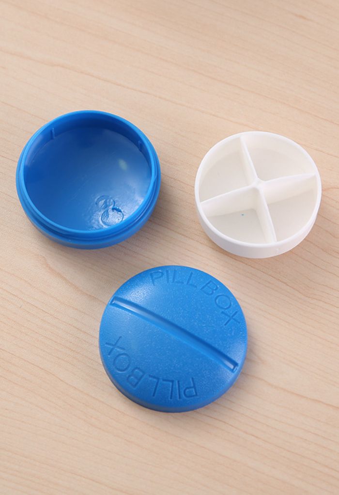 Portable Pill Shaped Medication Box