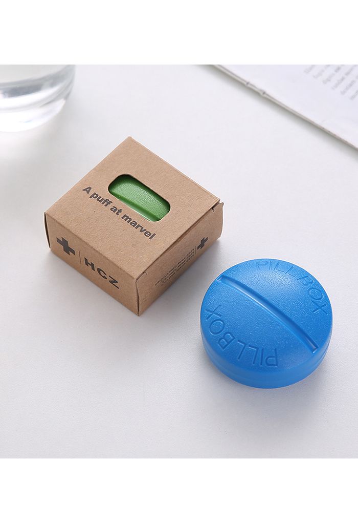 Portable Pill Shaped Medication Box