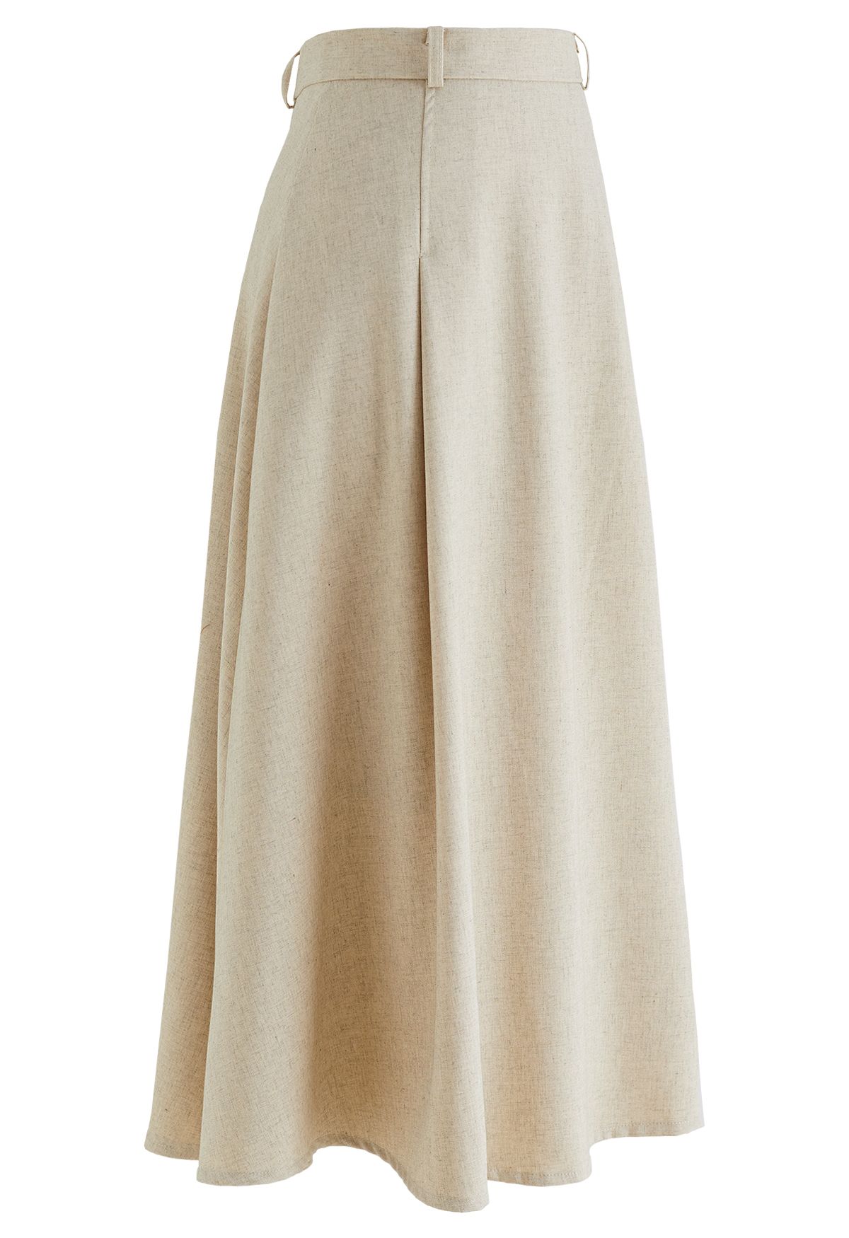 Elementary A-Line Maxi Skirt in Sand