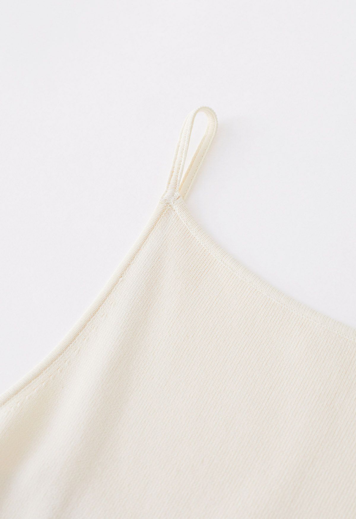 Ode to Simplicity Knit Cami Dress in Ivory