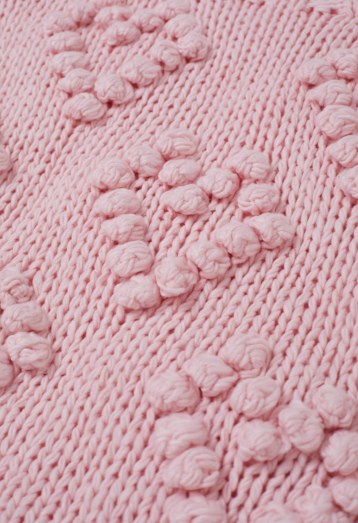 Knit Your Love Turtleneck Sweater in Pink