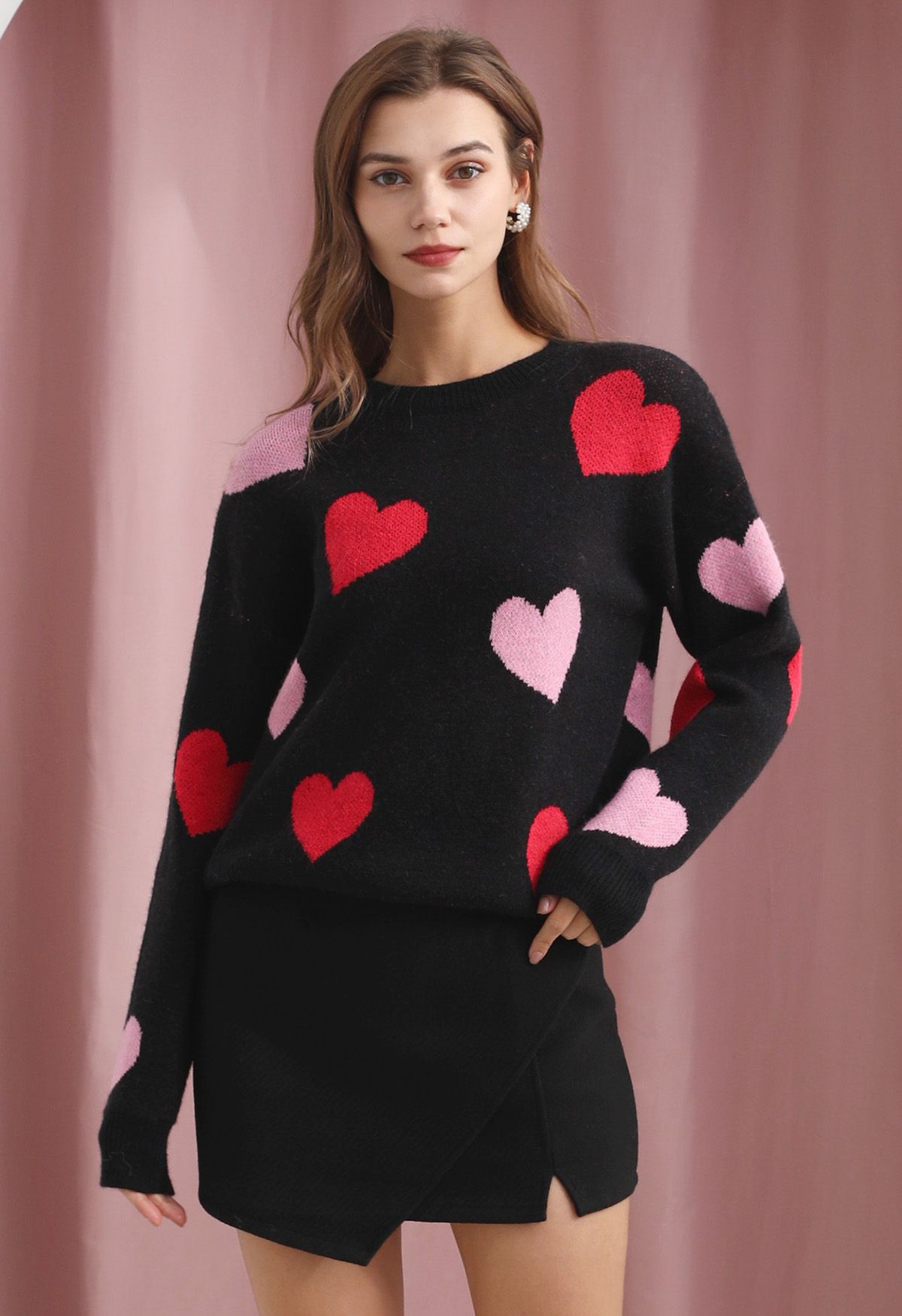 Love 2025 heart sweater