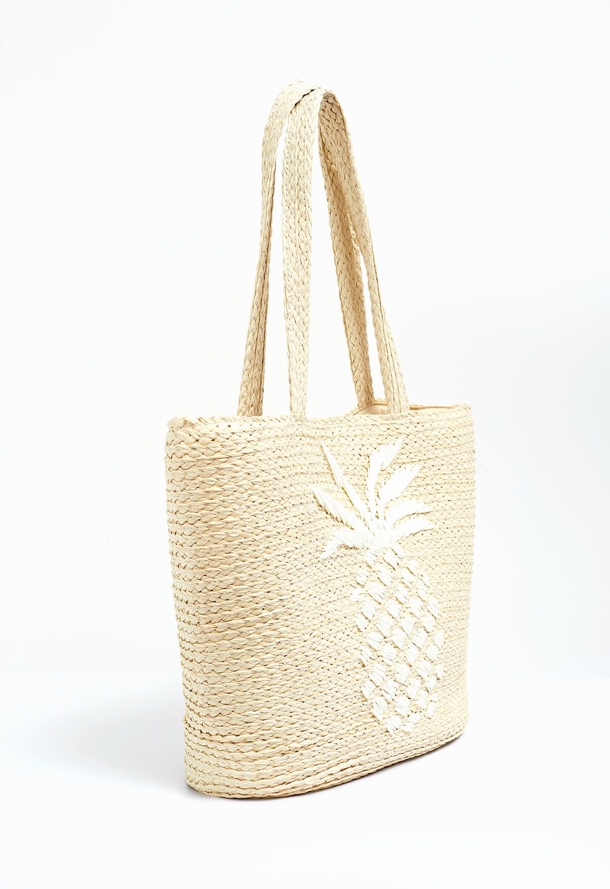 Pineapple Woven Straw Shoulder Bag