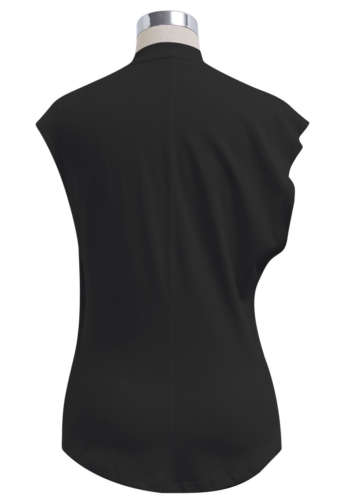 Sweetie Knot Sleeveless Top in Black