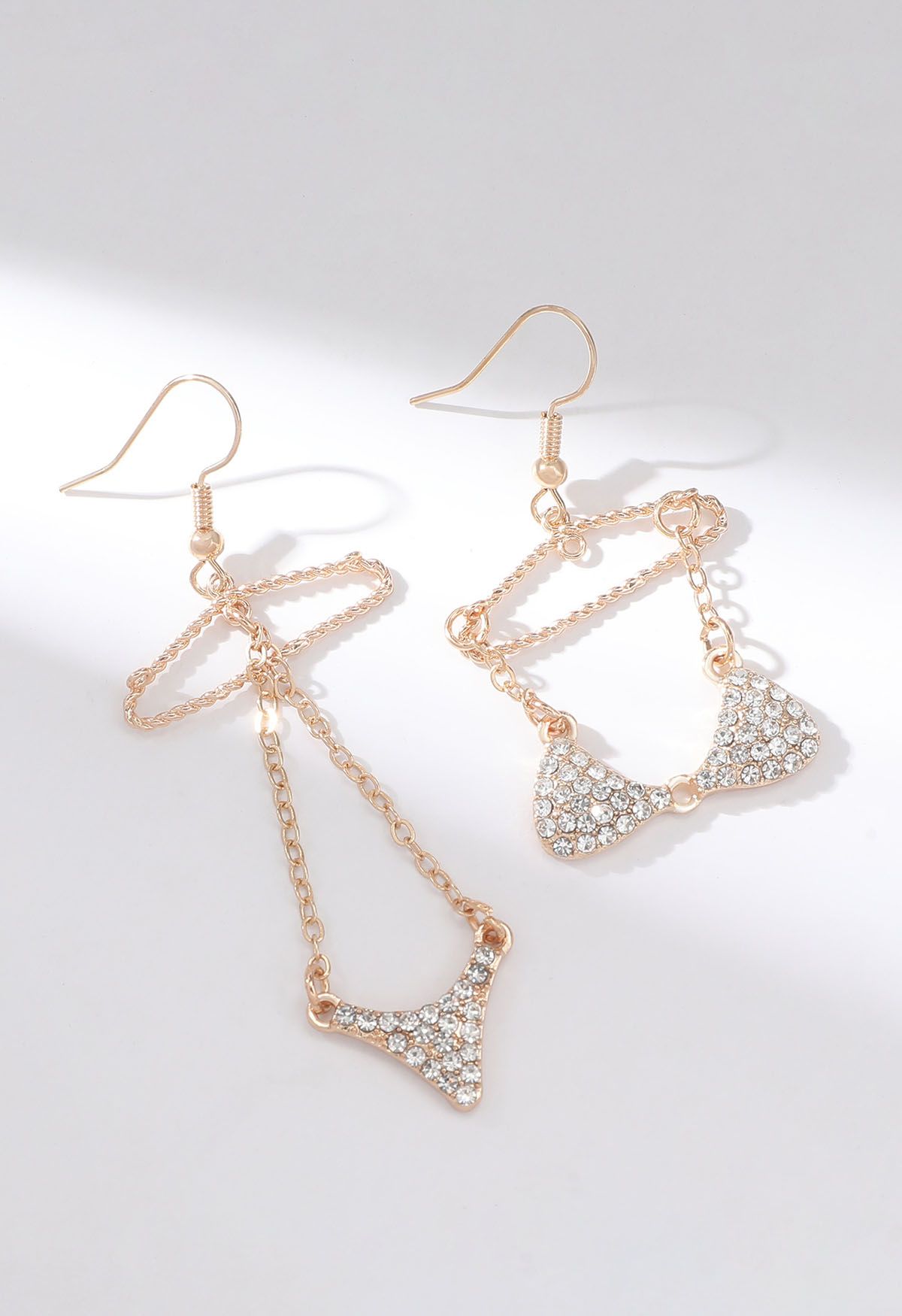 Bikini Set Zircon Hook Earrings