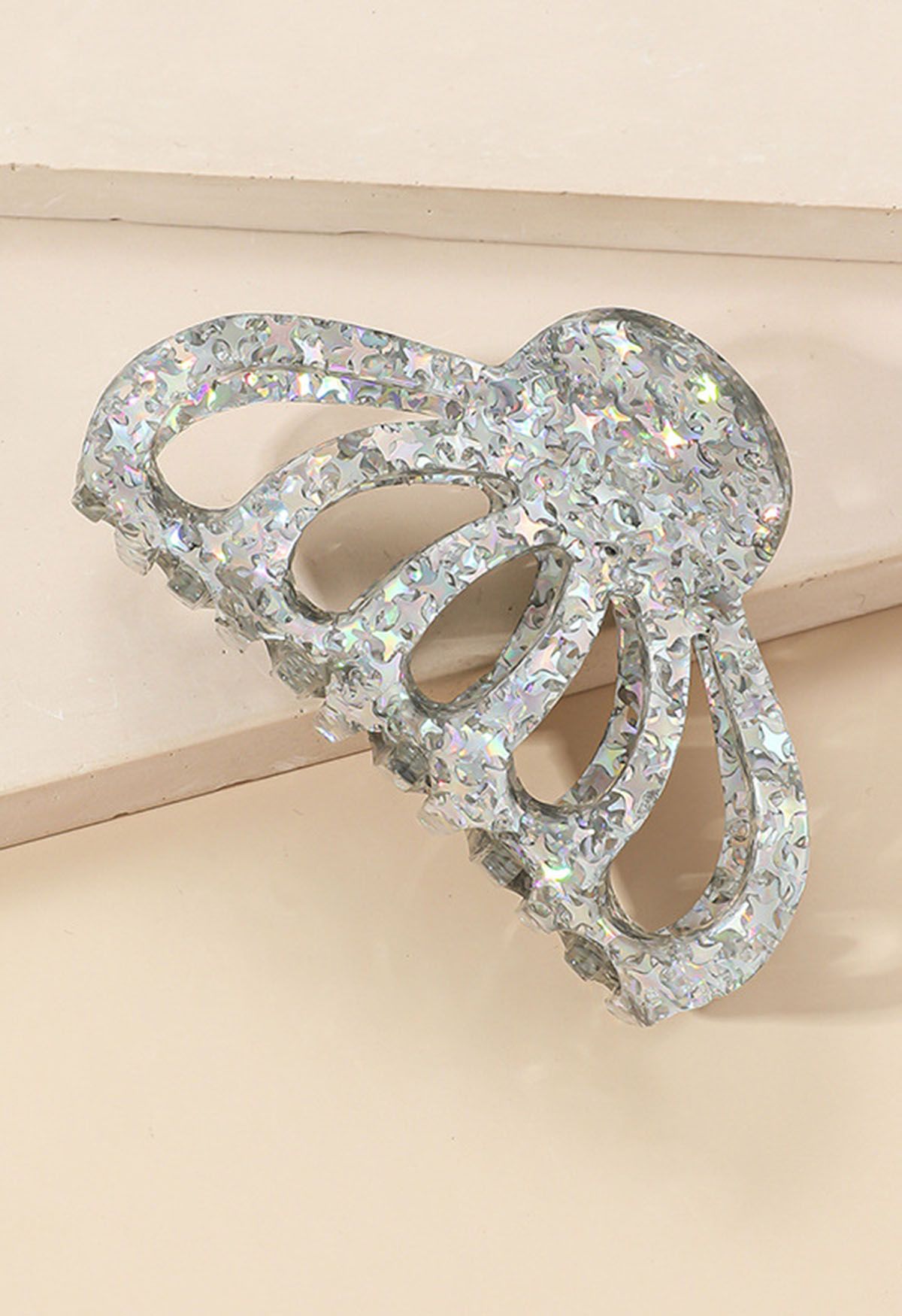 Dazzling Starry Hollow Out Hair Claw