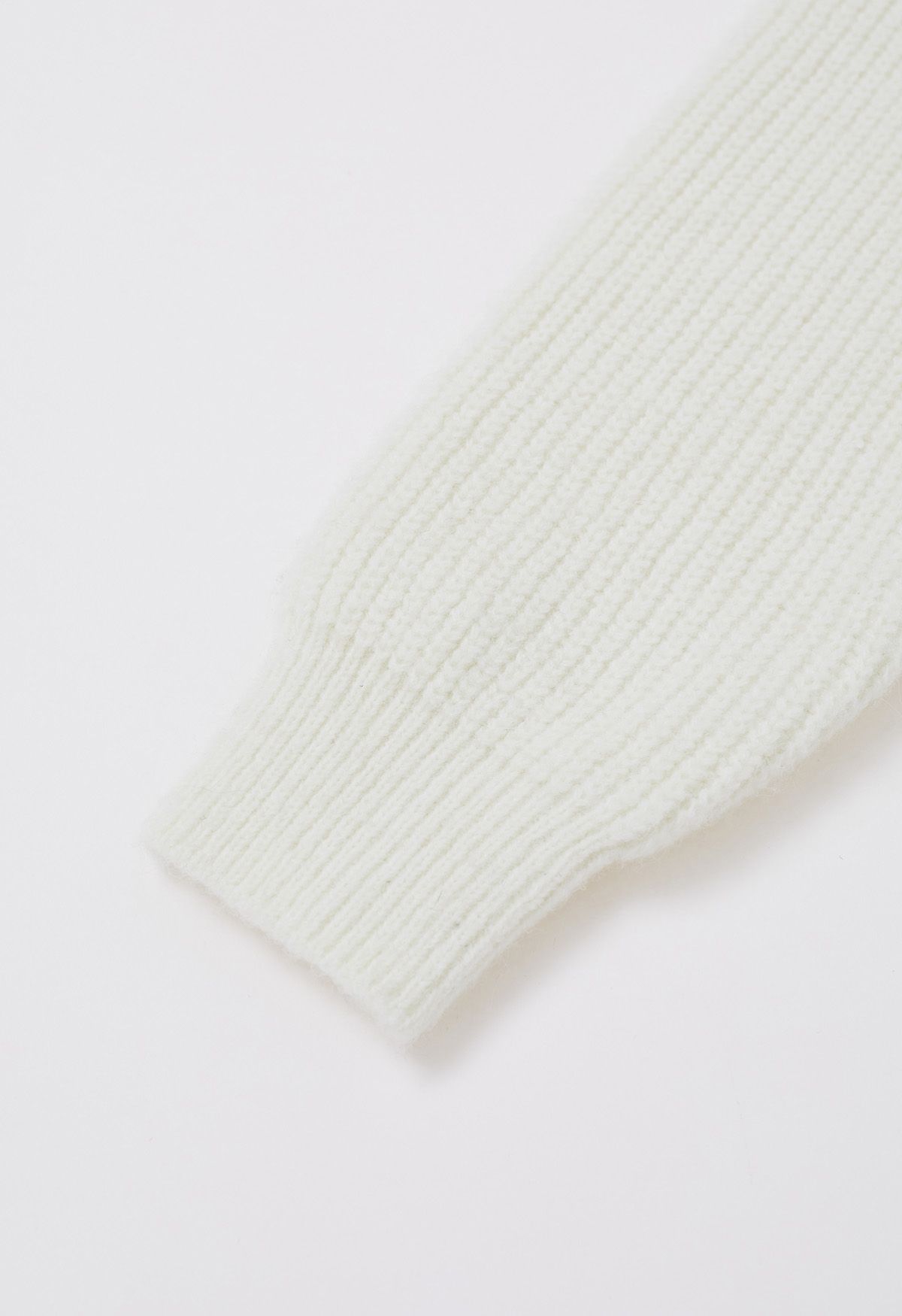 Drawstring Waist Hooded Ribbed Knit Sweater Dress in White