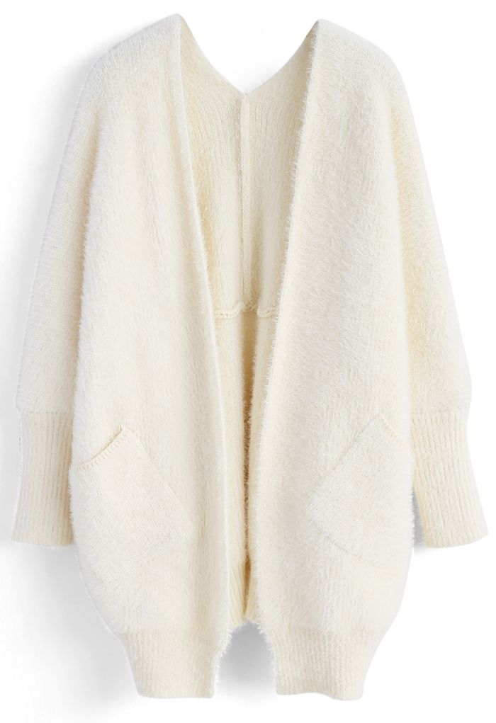 Comfy in Fascination Cardigan in White