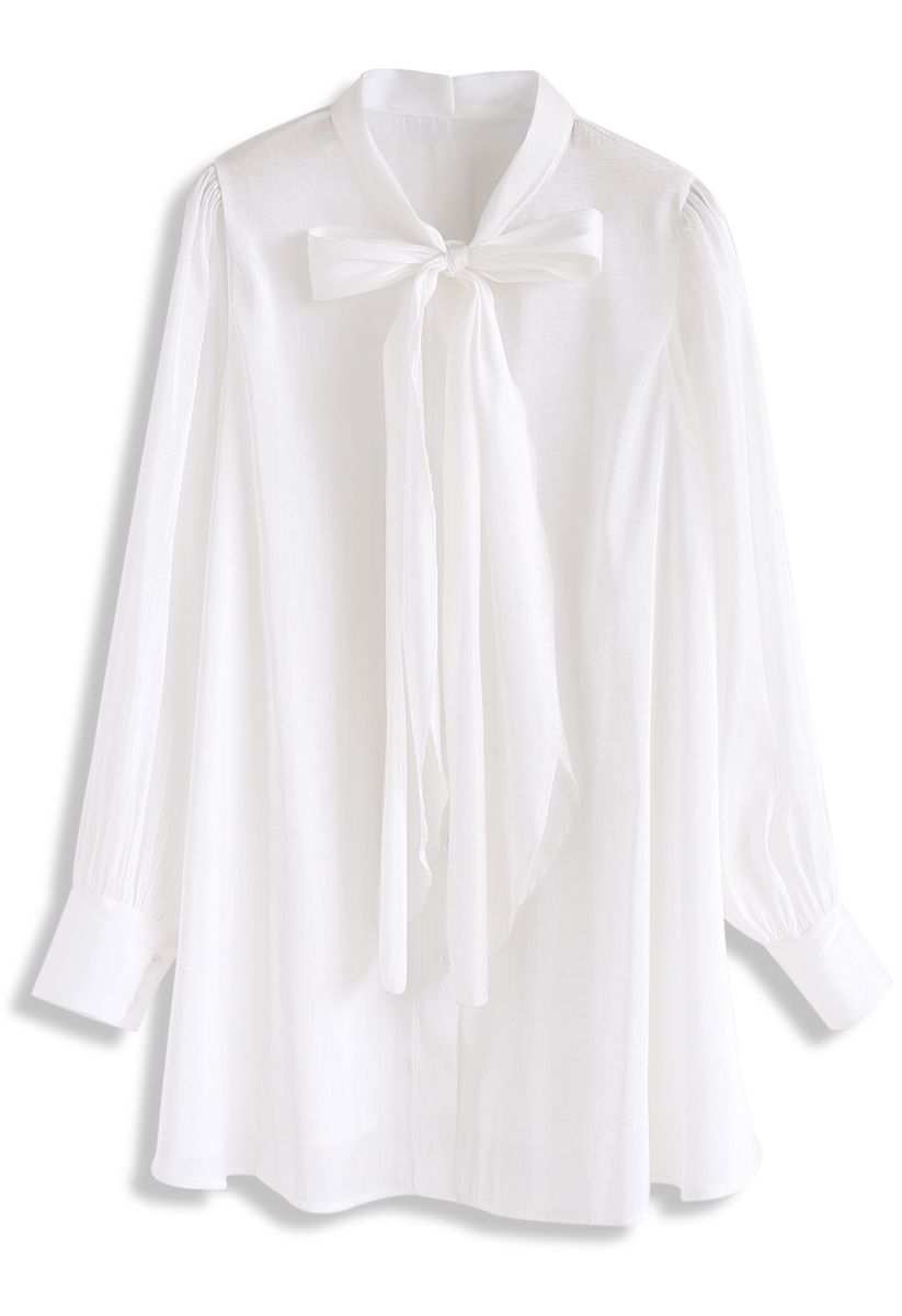 Voice Your Soul Flare Tunic in White