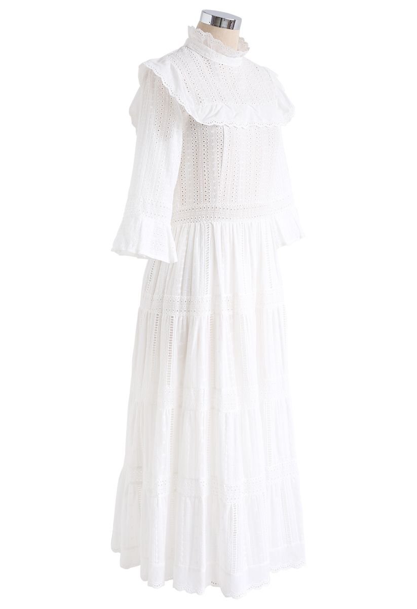 Into Your Dream Full Crochet Dress in White