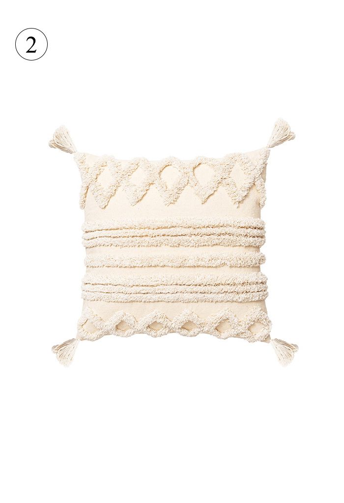 Tufting Sackcloth Cushion Cover