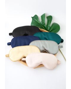 Solid Color Smooth Silky Eye Mask