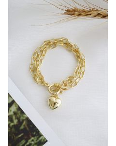 Love Gold Chain Bracelet