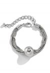 Multi-Layered Chain Bracelet in Silver