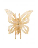 Dreaming Symphony Butterfly Hair Claw in Light Yellow