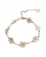 Refreshed Daisy Gold Chain Bracelet